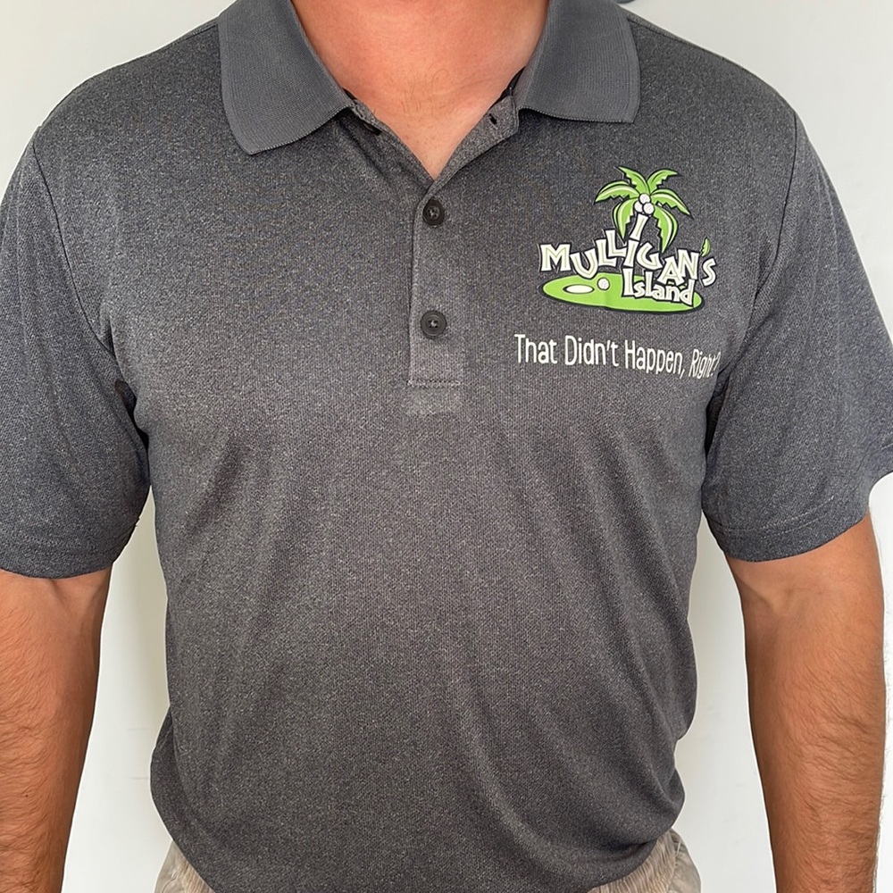 Men’s Polo Shirt. BCG brand. Medium. Very lightly worn. Grey color.
